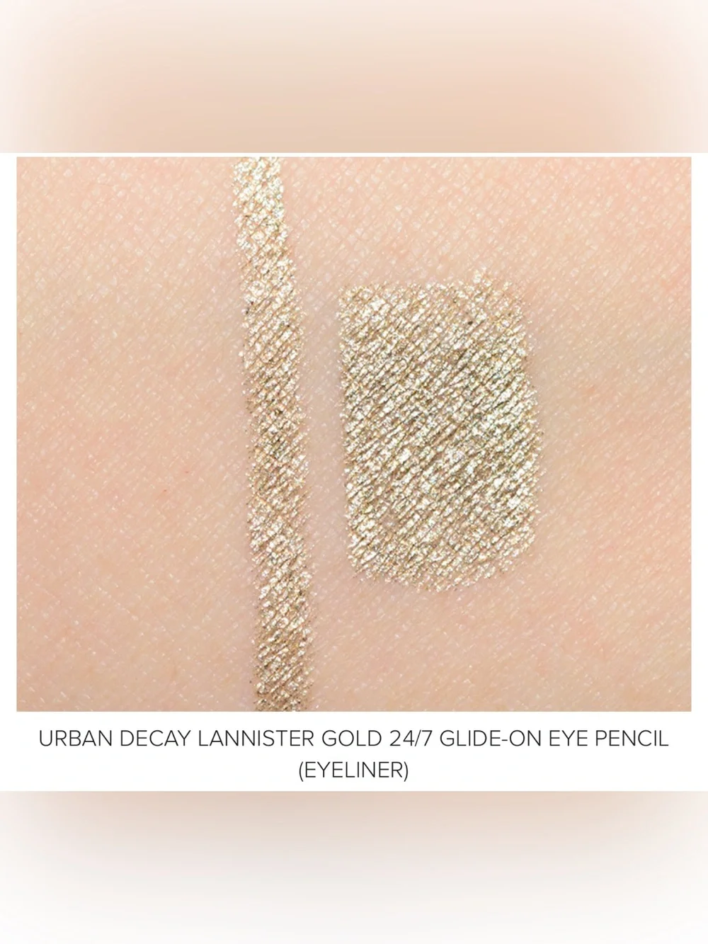 NIB Urban Decay Game of Thrones Eye Liner - Lannister Gold